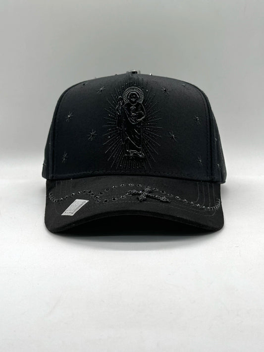 SAN JUDAS CRISTAL TOTAL BLACK